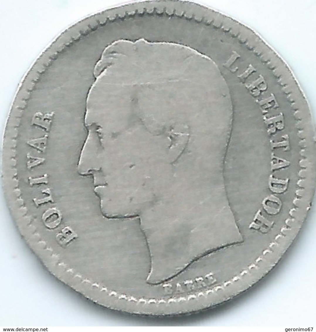 Venezuela - 1935 - ½ Bolívar - KMY21 - Venezuela