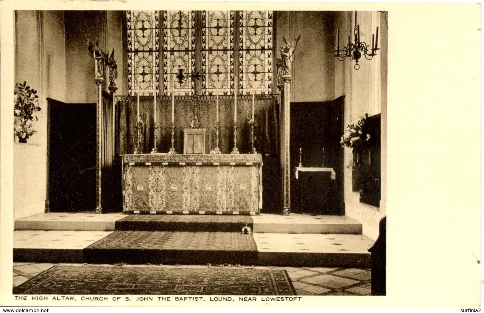 SUFFOLK - LOWESTOFT - LOUND - CHURCH OF St JOHN THE BAPTIST - THE HIGH ALTAR Suf37a - Lowestoft