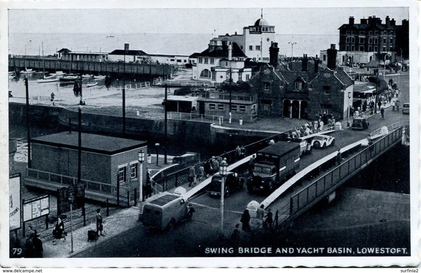 SUFFOLK - LOWESTOFT - SWING BRIDGE AND YACHT BASIN Suf330 - Lowestoft