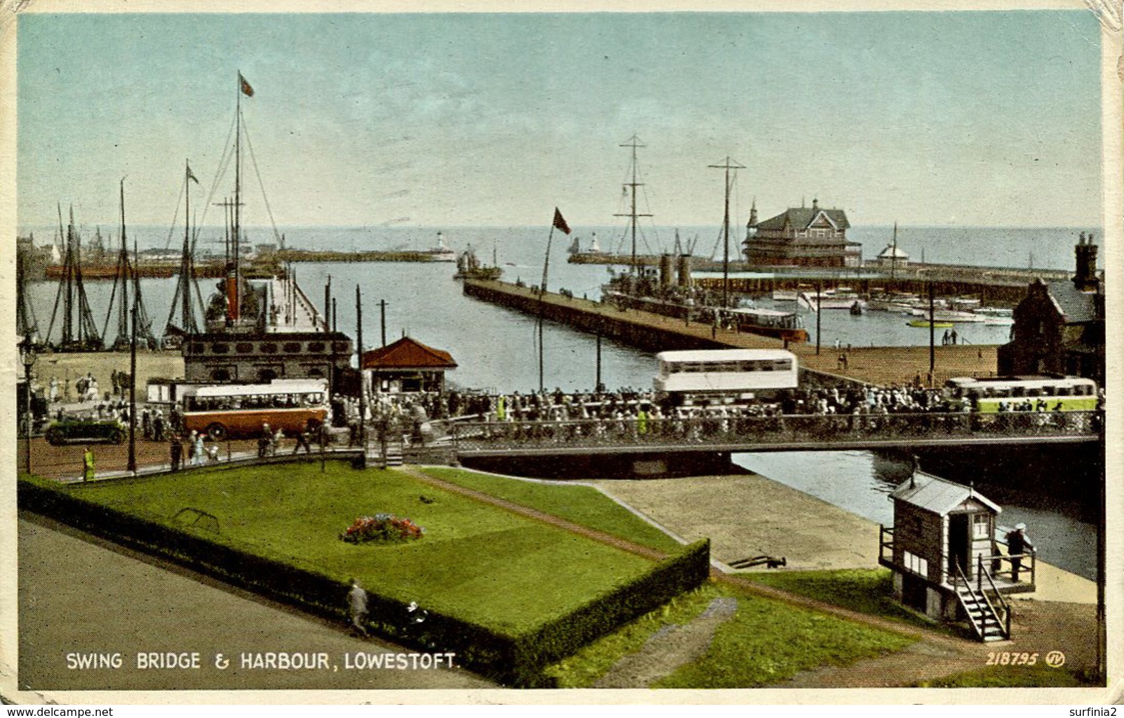 SUFFOLK - LOWESTOFT - SWING BRIDGE AND HARBOUR Suf333 - Lowestoft