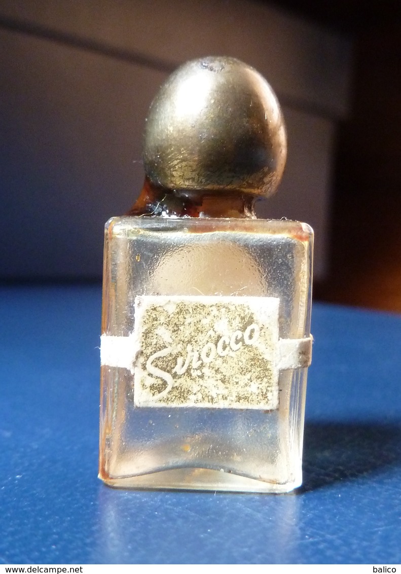 Miniature De Parfum  - Sirocco De Lucien Lelong   De 1934  - Réf, A 06  ( Rare ) - Miniaturen (ohne Verpackung)