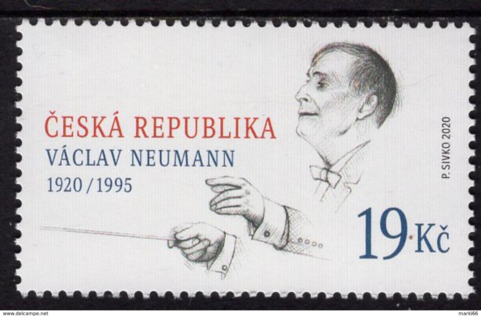 Czech Republic - 2020 - Personalities - Vaclav Neumann, Czech Conductor - Mint Stamp - Unused Stamps