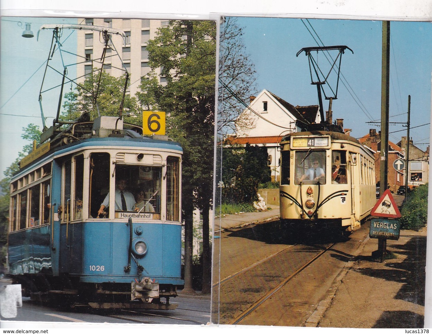 MAGNIFIQUE COLLECTION DE 72 CARTES DE TRAMWAYS / TOUTES SCANNEES / A VOIR /PETIT PRIX DE DEPART