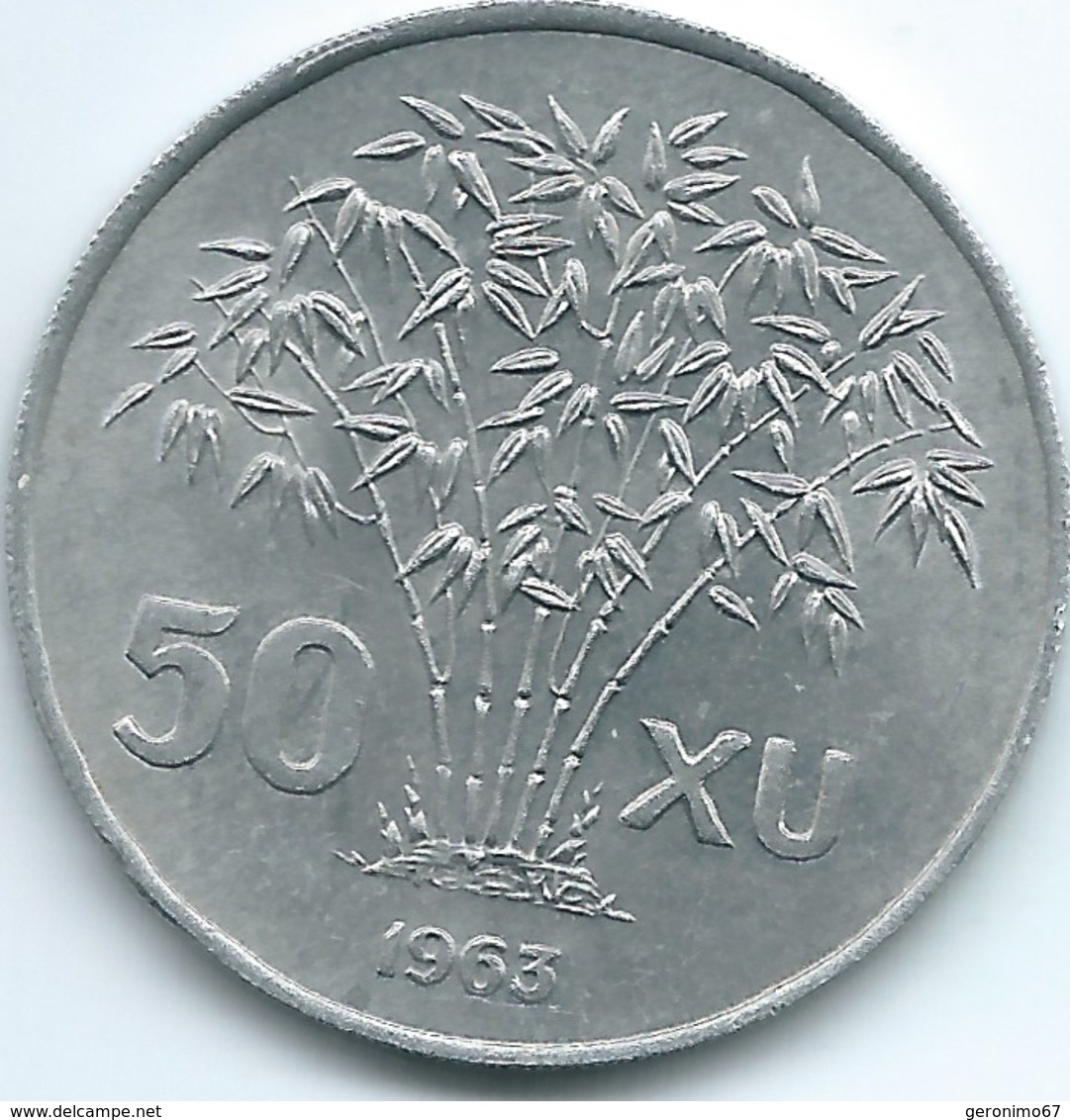 Vietnam - South - 1963 - 50 Xu - KM6 - Aluminium - Viêt-Nam