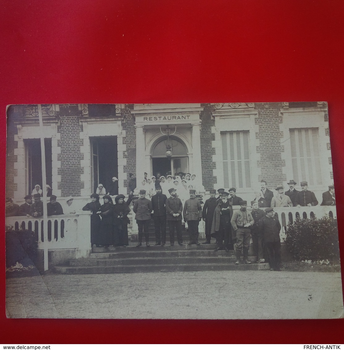 CARTE PHOTO PARAME RESTAURANT HOPITAL SOLDATS 1915 - Parame