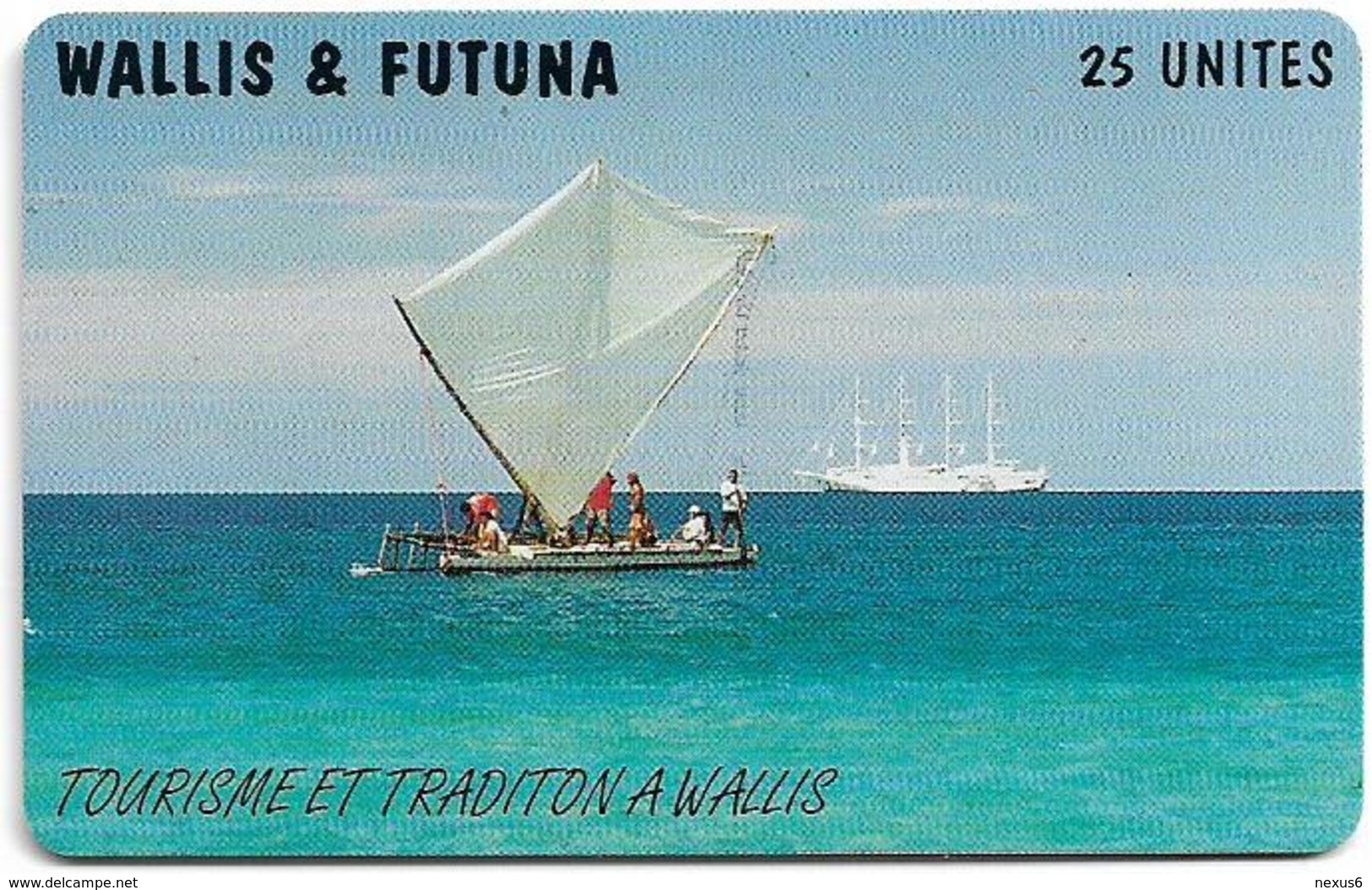 Wallis And Futuna - WF13 - Tourism Et Tradition à Wallis (Without CN.), 03.1998, 25Units, 2.400ex, Used - Wallis Y Futuna