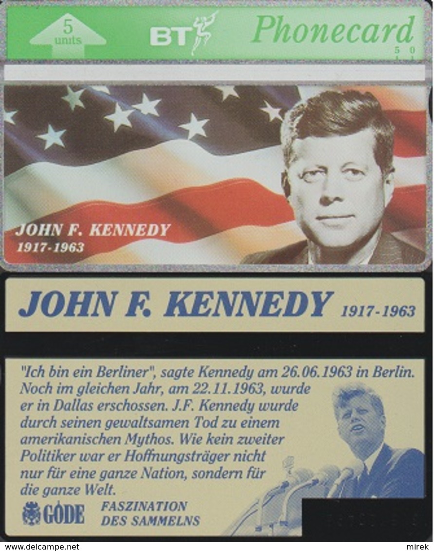 669/ United Kingdom; BTO 36. J. F. Kennedy, CP 305K - BT Werbezwecke