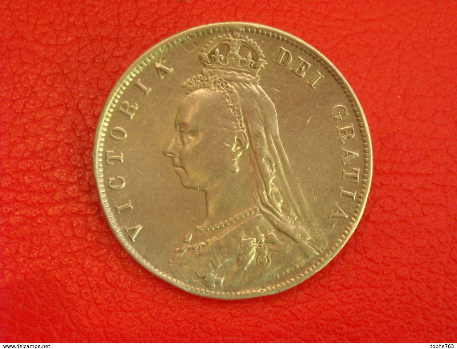 Grande Bretagne Victoria 1 Shilling 1889 Argent Monté Broche - Sonstige & Ohne Zuordnung