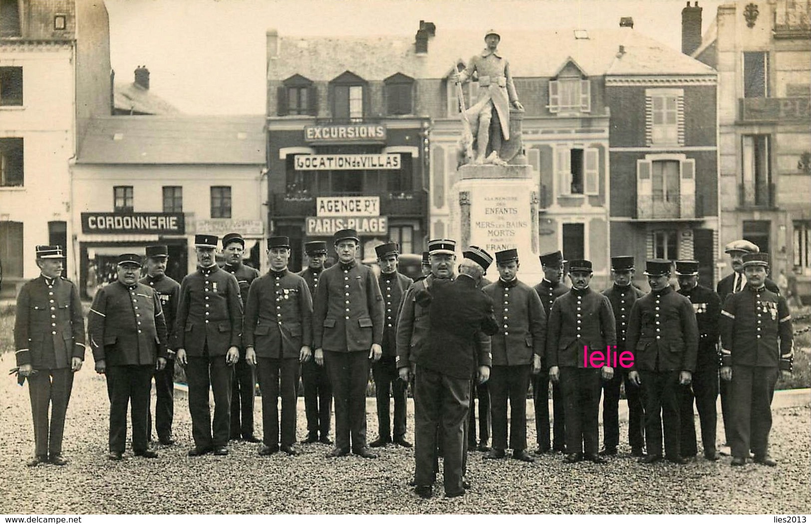 PHOTO : Mers Les Bains, Le Tréport, Photo D'une Ancienne Carte Postale, 2 Scans - Trains