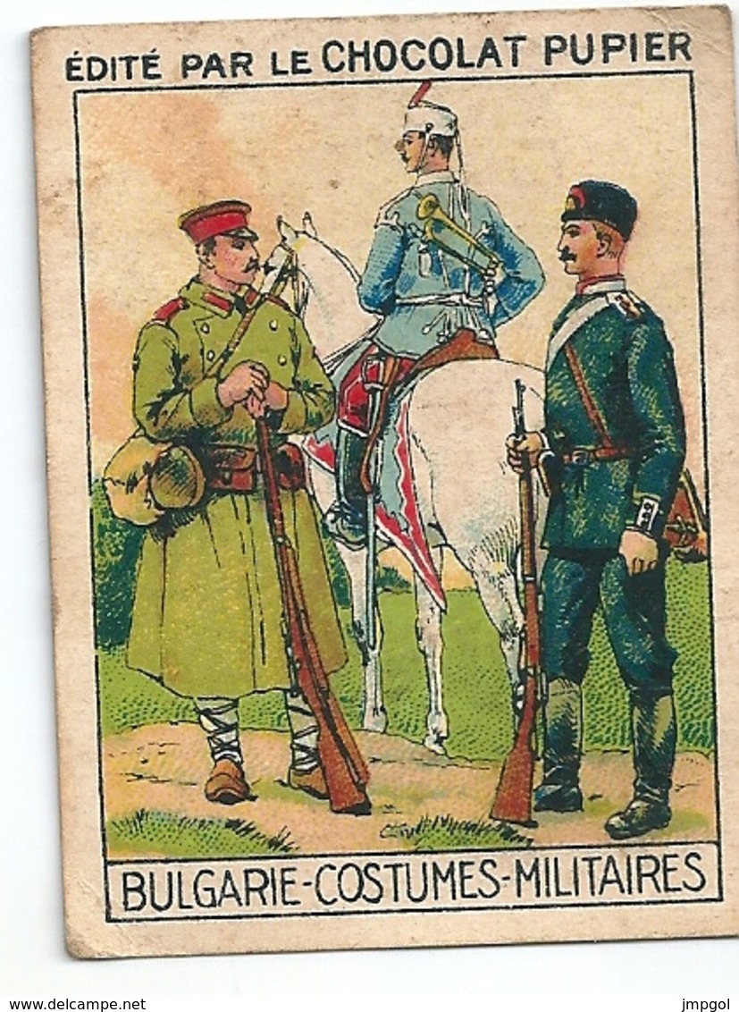 Chromo Chocolat Pupier L'Europe Bulgarie Costumes Militaires  Page 19 - Sonstige & Ohne Zuordnung