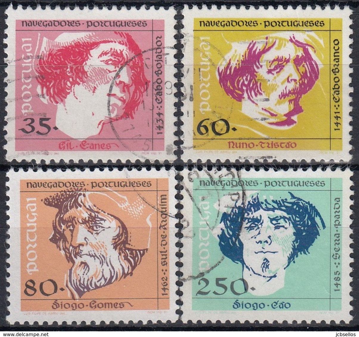 PORTUGAL 1991 Nº 1836/39 USADO - Used Stamps
