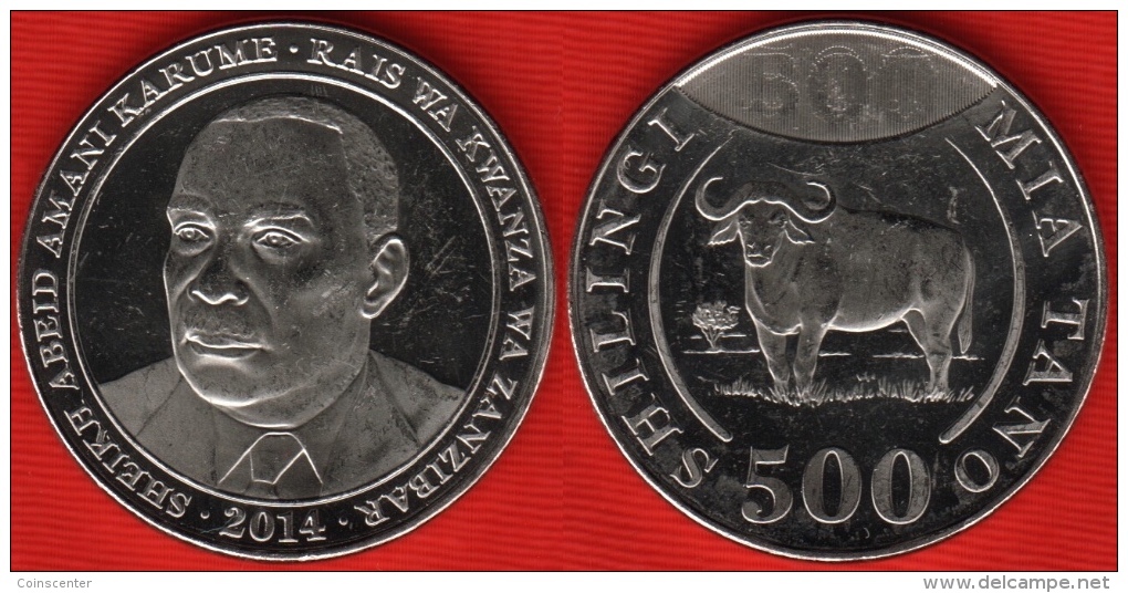 Tanzania 500 Shillings 2014 "Buffalo" UNC - Tansania