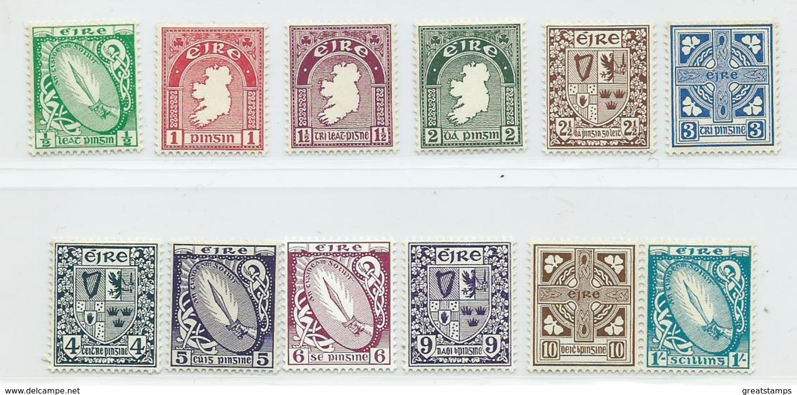Ireland Mnh Range Sg111 Sg122 See Scan Very High Cv. £110+ - Unused Stamps