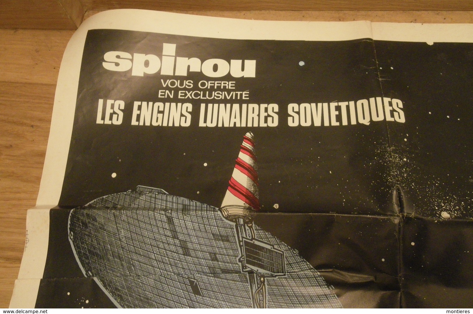 SPIROU Les Engins Lunaires Soviétiques 7 Octobre 1971 Supplément N° 1747 - Lune - Espace - Cosmos - Conquête Spatiale - - Afiches & Offsets