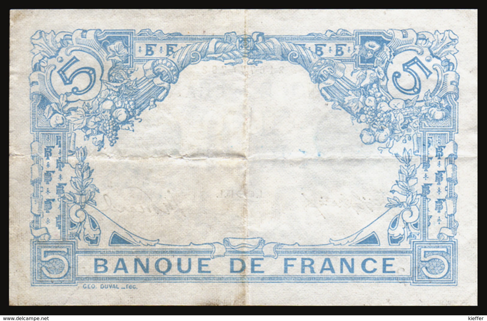 5F Bleu 06.11.1915 - TTB+ - Fay : 2.33 - 5 F 1912-1917 ''Bleu''