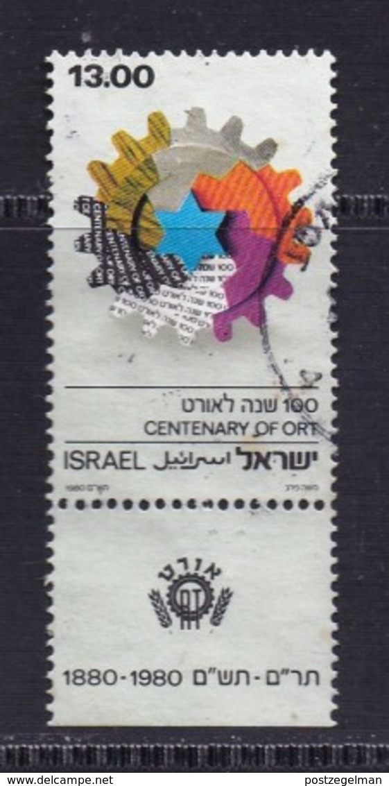 ISRAEL, 1980, Used Stamp(s)  With  Tab, Rehabilitation, SG Number(s) 770, Scannr. 19092 - Gebraucht (mit Tabs)