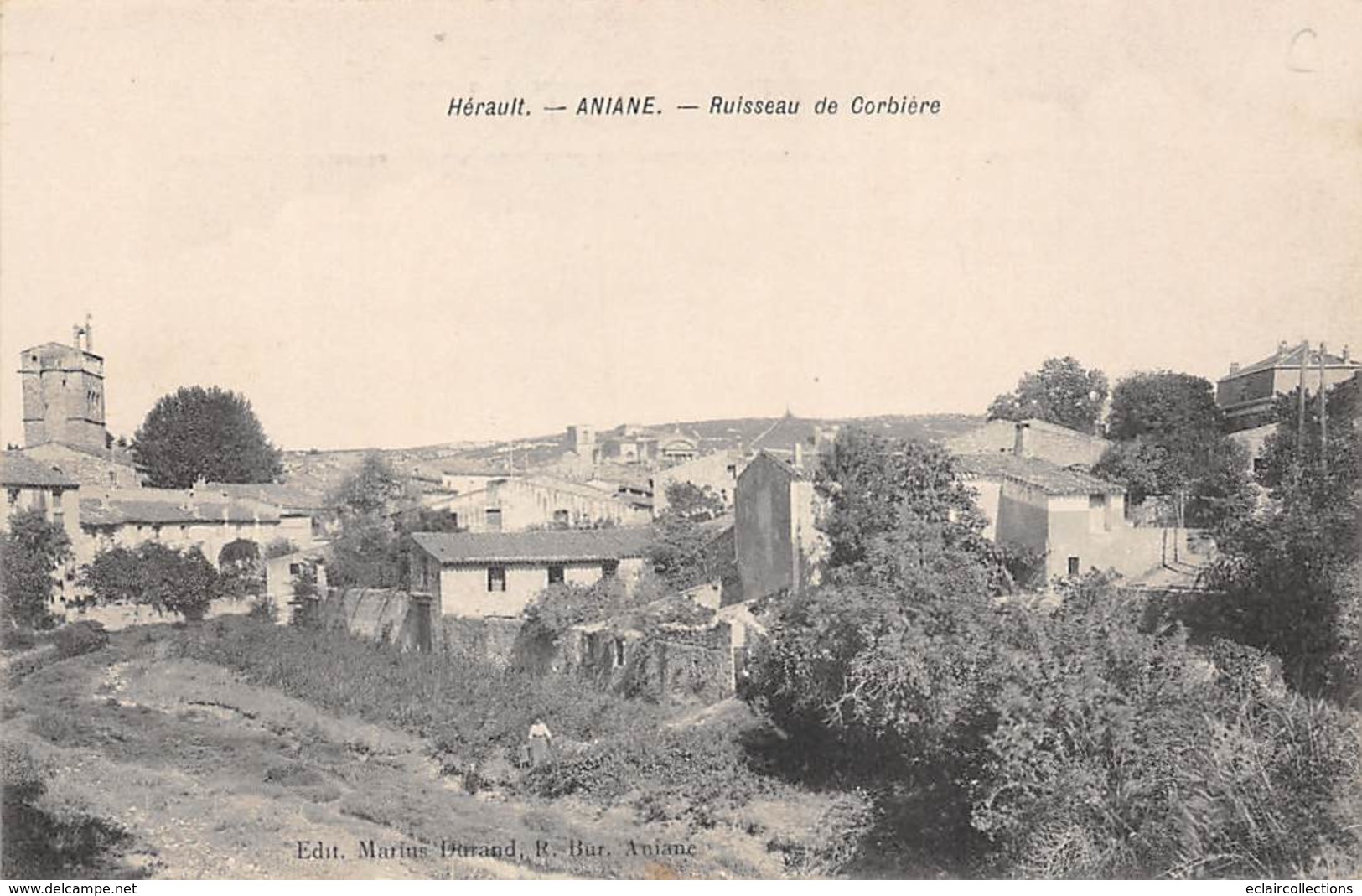 Aniane             34             Rue Et Ruisseau De La Corbière               (Voir Scan) - Aniane