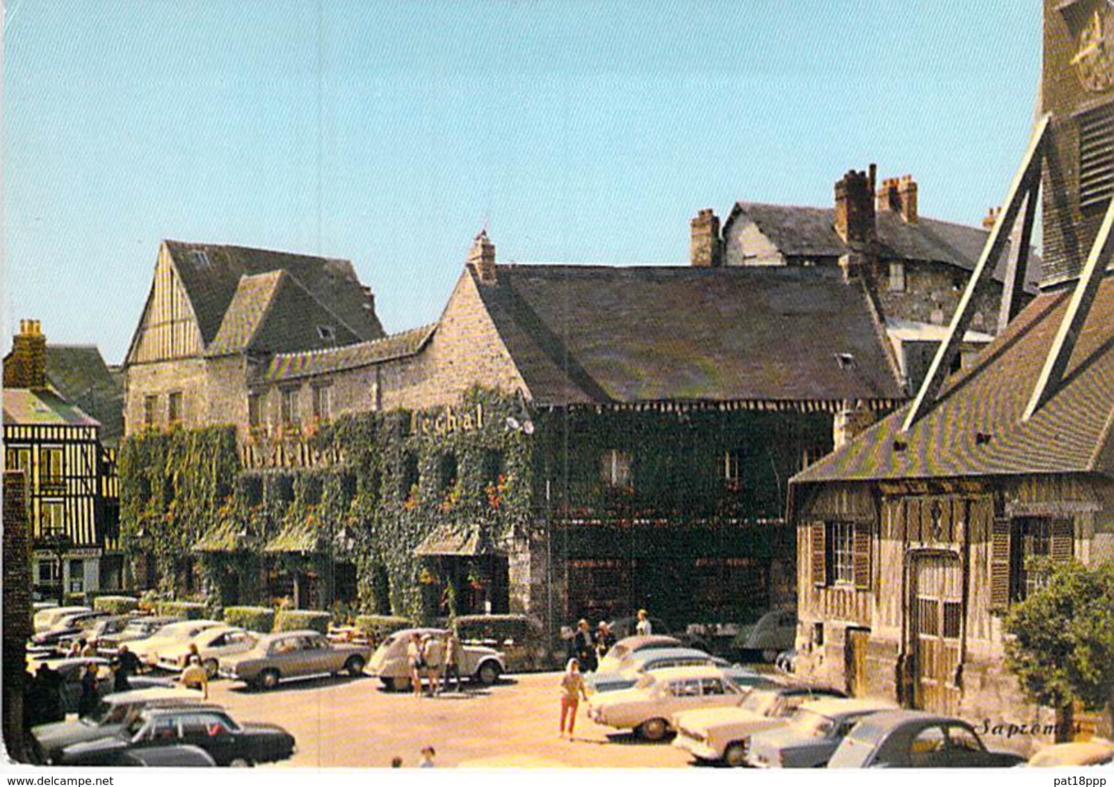 14 - HONFLEUR : L'Hostellerie " LECHAT " ( Hotel Restaurant ) CPSM CPM Grand Format - Calvados - Honfleur