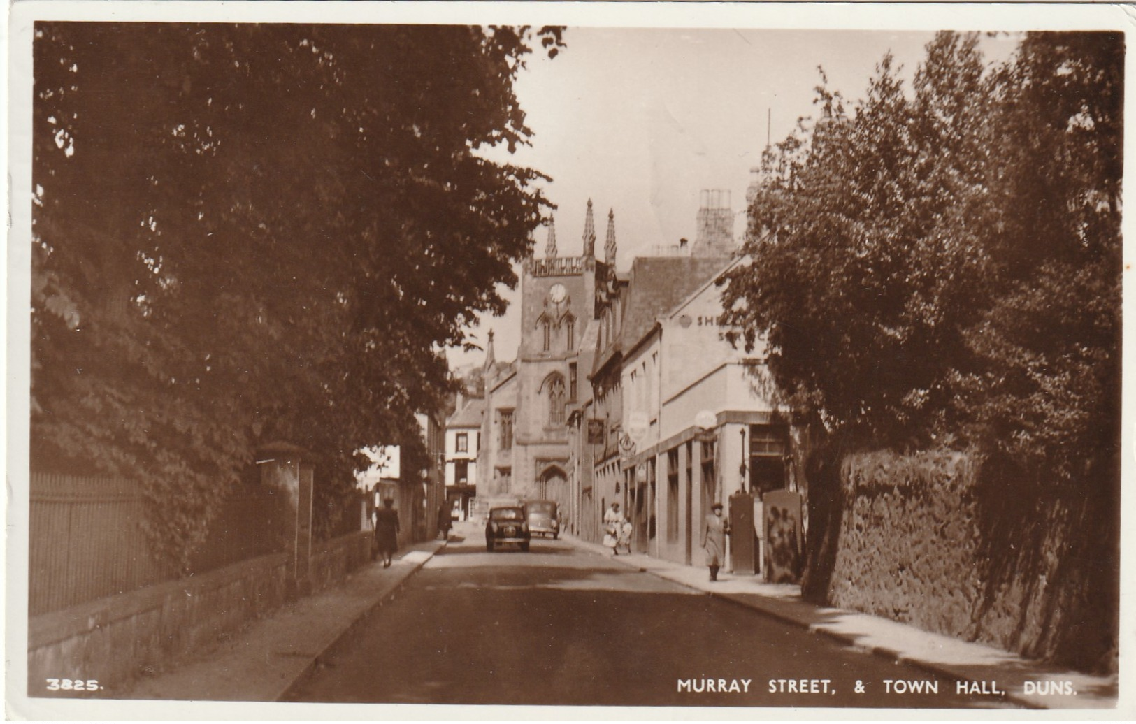 Scotland Postcard Murray Street Duns - Other & Unclassified