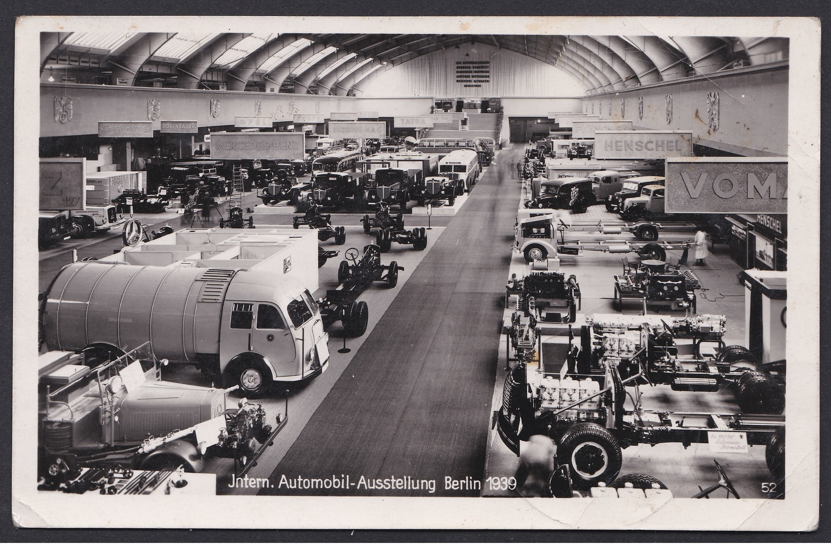 Ak Berlin - Charlottenburg, Internationale Automobilausstellung 1939 Gel. Nach Wien, Autos, Sonderstempel - Charlottenburg