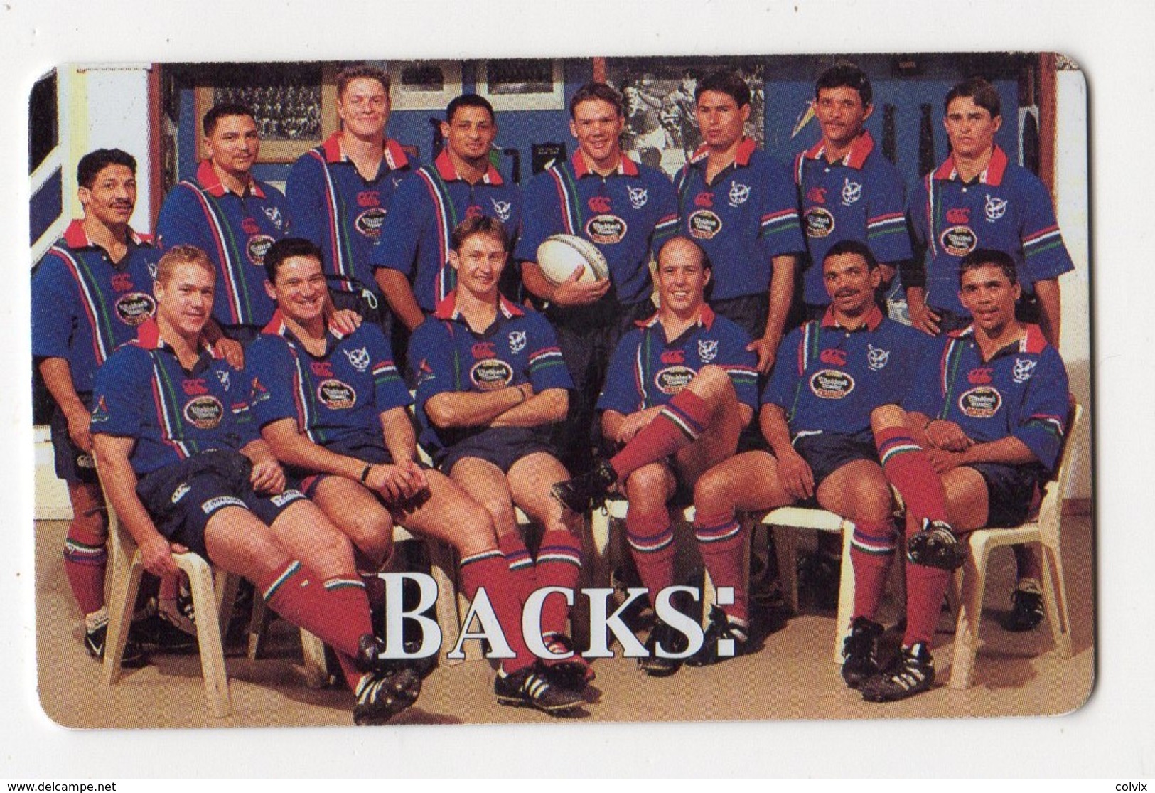 NAMIBIE REF MVCARD NMB-119 N$10 BACKS  Date 1999 RUGBY WORLD CUP 1999 - Namibia