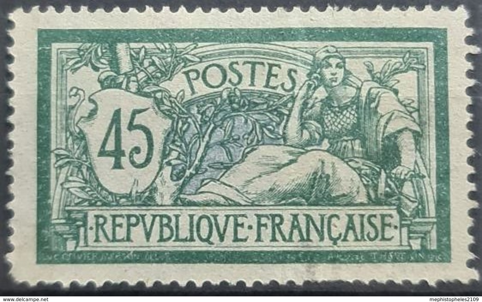 FRANCE 1907 - MLH - YT 143 - 45c - 1900-27 Merson