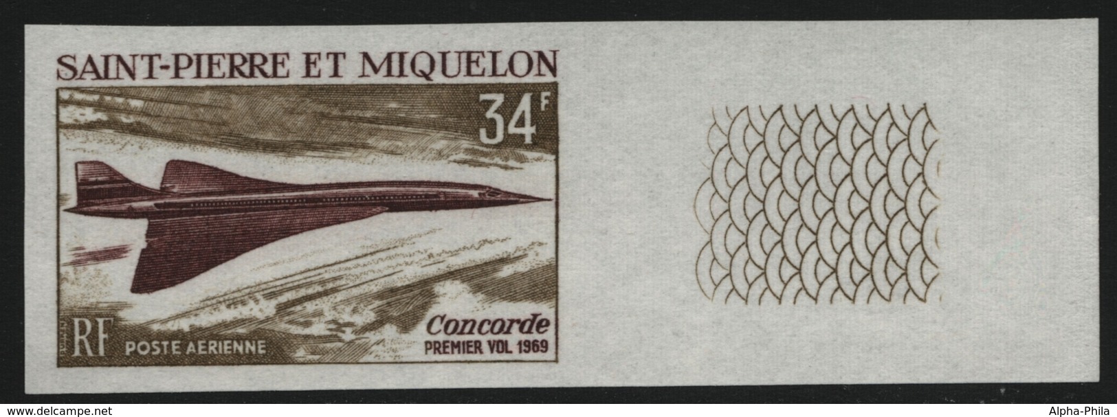 St. Pierre & Miquelon 1969 - Mi-Nr. 432 ** - MNH - Ungez. / Imp - Flugzeuge (II) - Unused Stamps