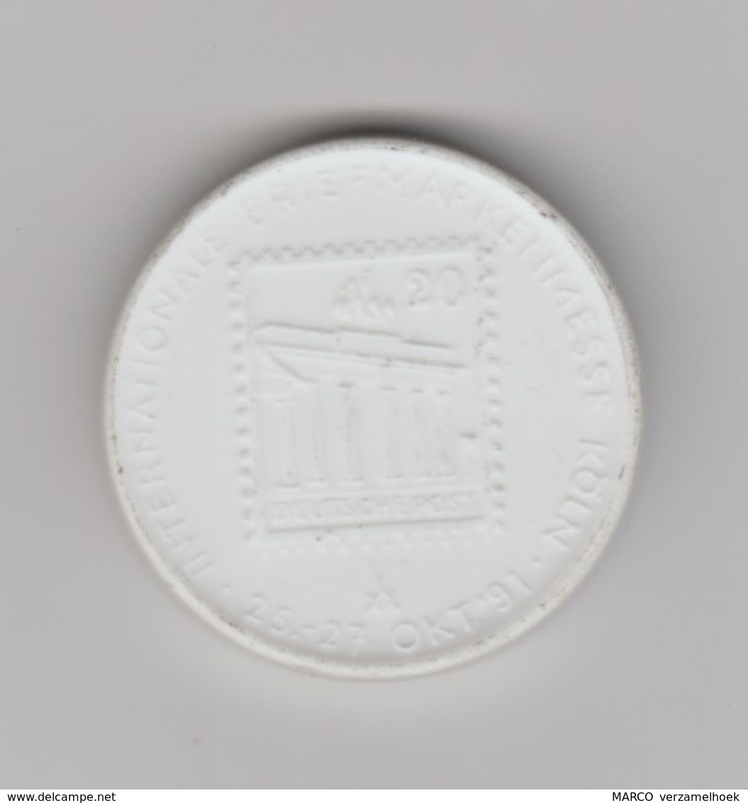 Philatelia 1991 Internationale Briefmarkenmesse Köln (D) - Souvenir-Medaille (elongated Coins)