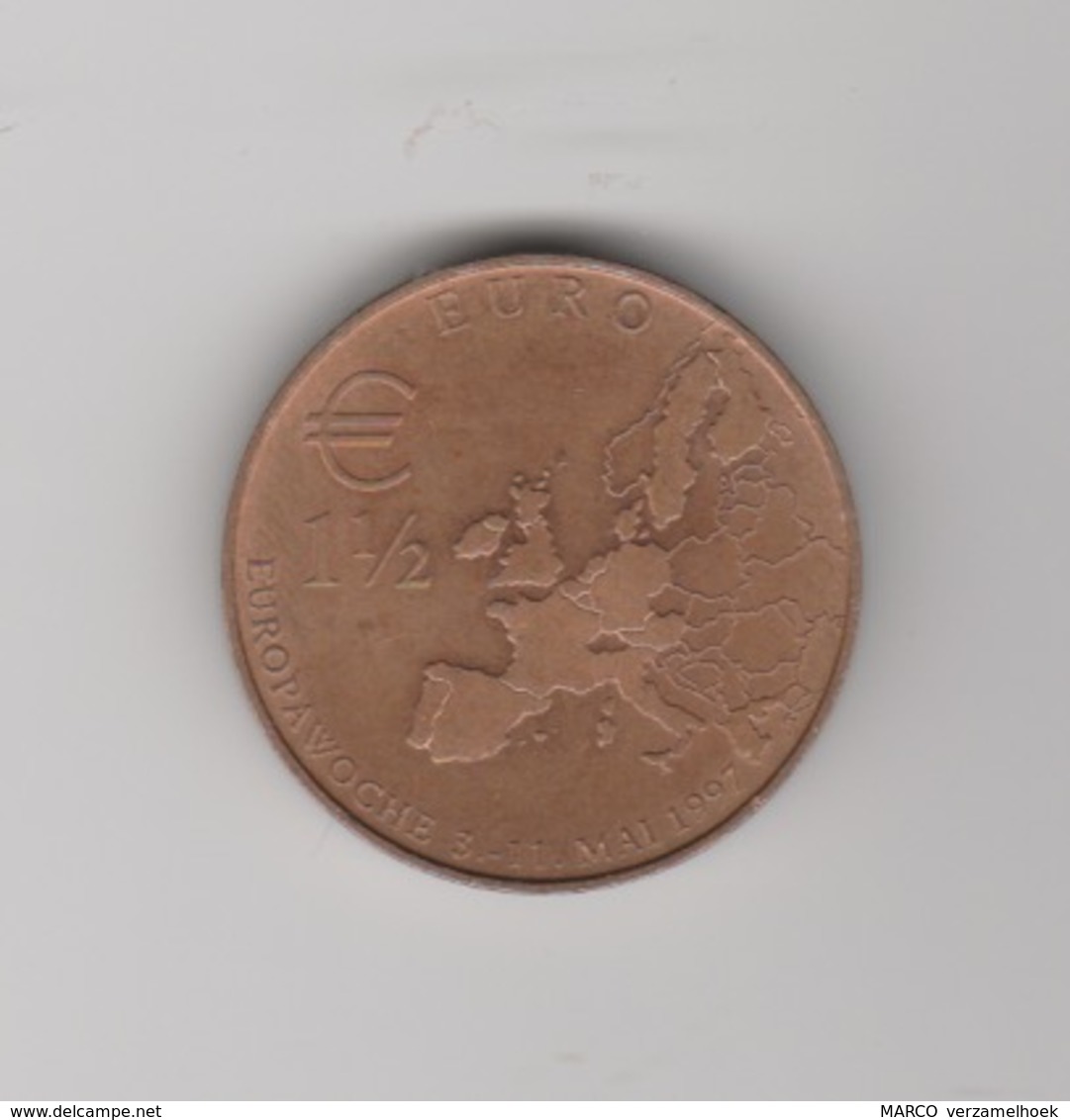 Europa Woche 1997 1,5 Euro LBB Berlin (D) - Pièces écrasées (Elongated Coins)