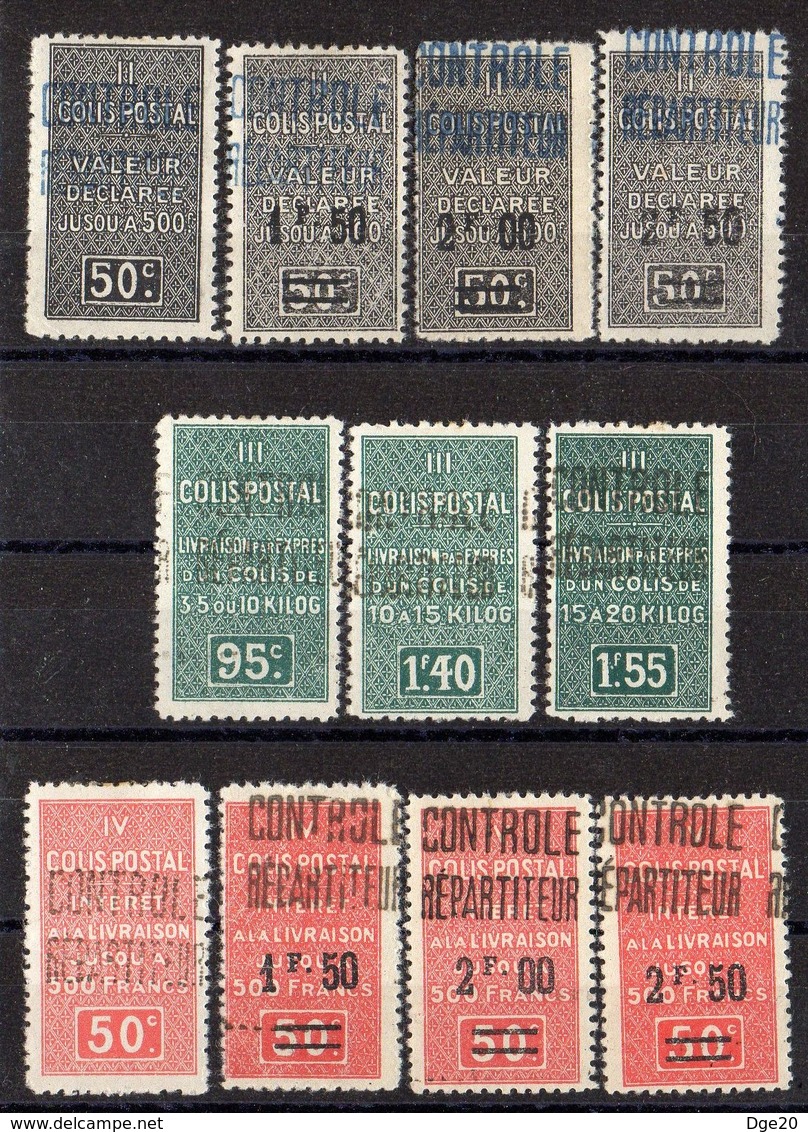 ALGERIE ( Colis Postaux ) Y&T N° 16/26 TIMBRES  NEUFS  SANS  GOMME , A VOIR . B 20 - Parcel Post