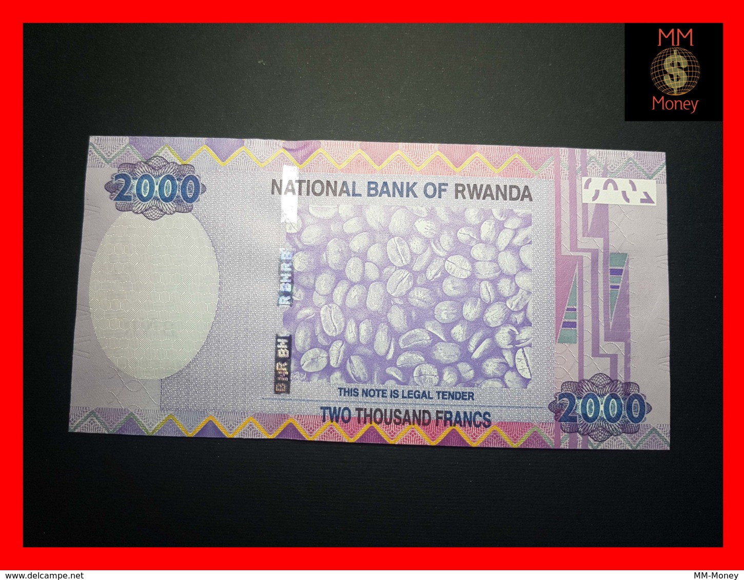 RWANDA 2.000 2000 Francs 1.12.2014  P. 40  UNC - Ruanda