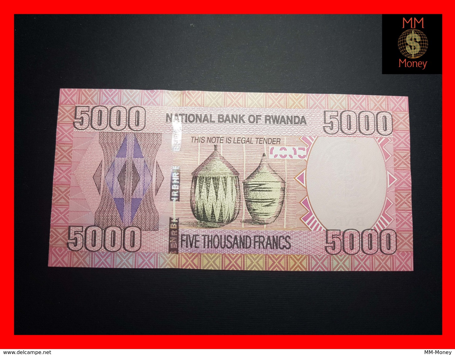 RWANDA 5.000 5000 Francs 1.12.2014  P. 41  UNC - Rwanda