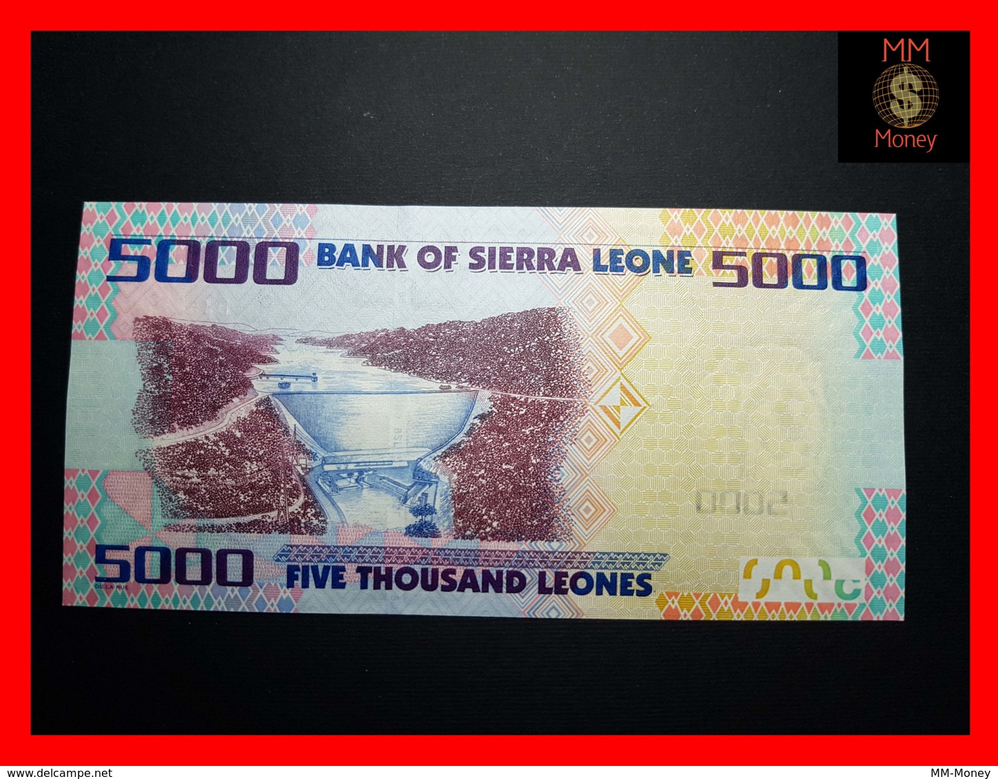 SIERRA LEONE 5.000 5000 Leones 27.4.2010 P. 32 A  UNC - Sierra Leone