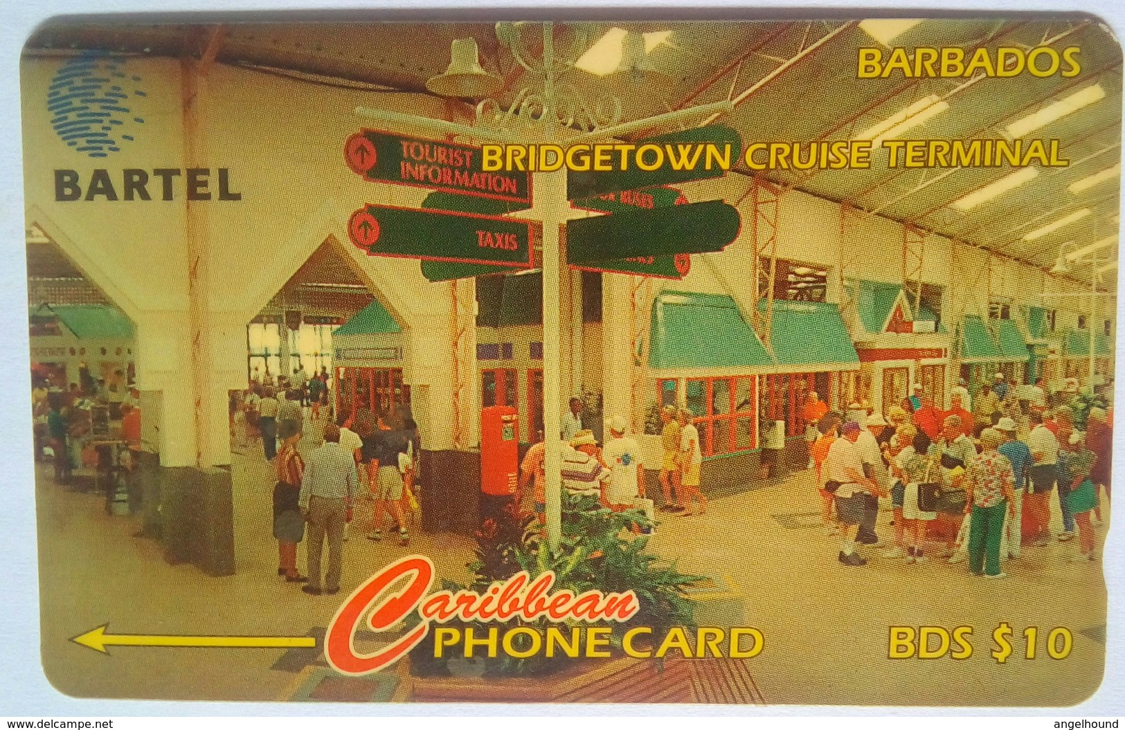 58CBDB Cruise Terminal BDS$10 Slash C/n - Barbados