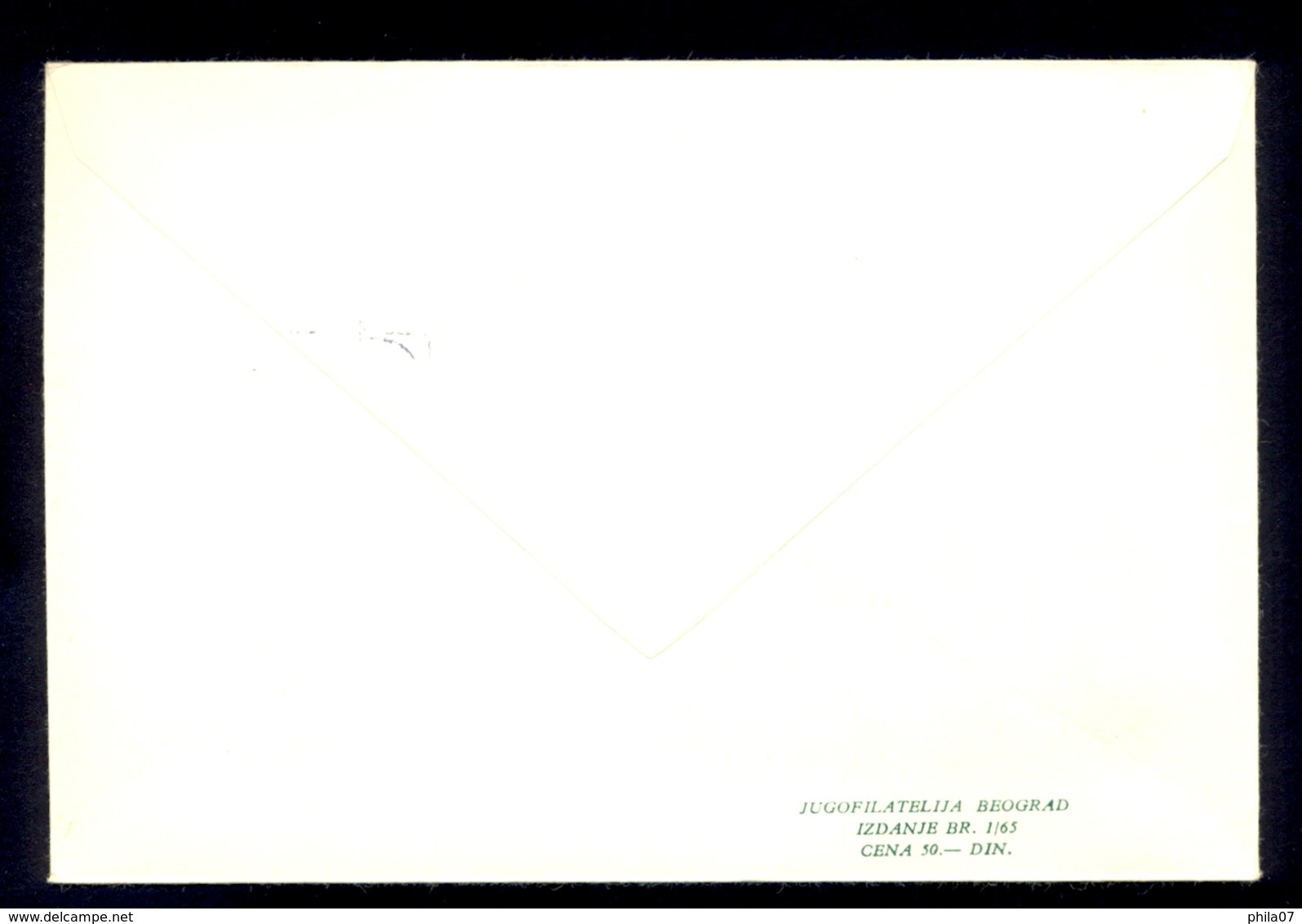 YUGOSLAVIA 1965 -  Commemorative Envelope, Cancel And Stamp For TABLE TENNIS - Tischtennis