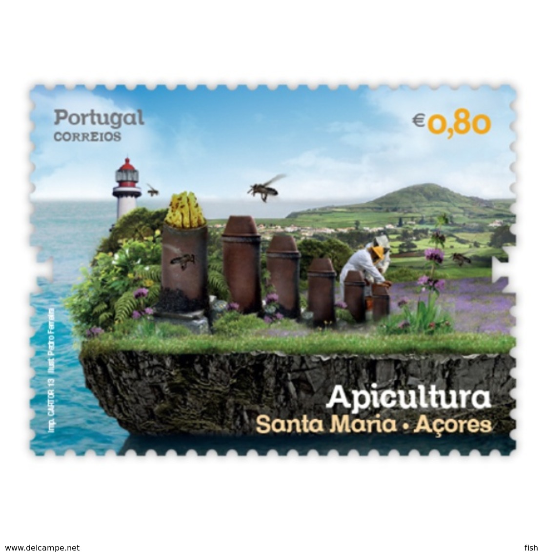 Portugal  ** & Beekeeping, Azores, Santa Maria  Island  2013 (87774) - Azoren