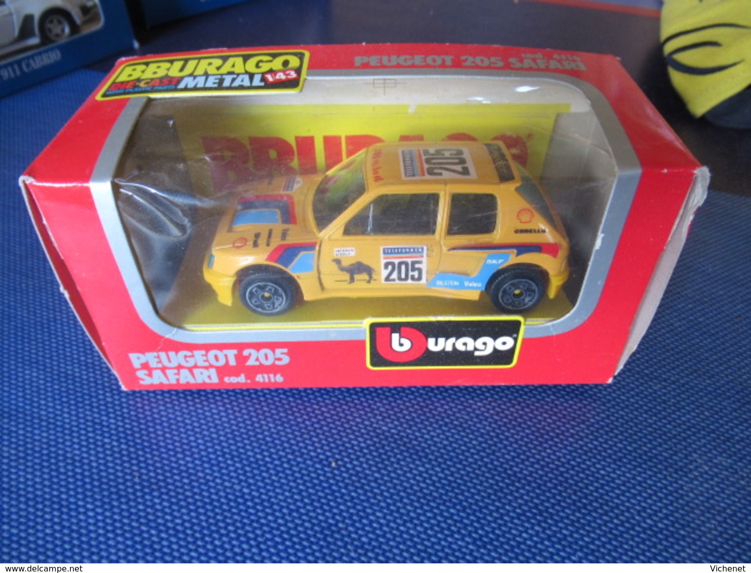 Camel - Peugeot 205 "Safari" - Burago Cod. 0116 - Burago