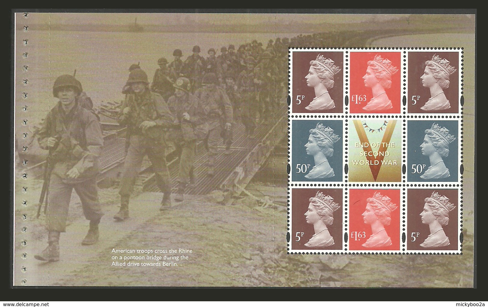 GB 2020 END OF SECOND WORLD WAR MILITARY PRESTIGE BOOKLET MNH - Nuovi