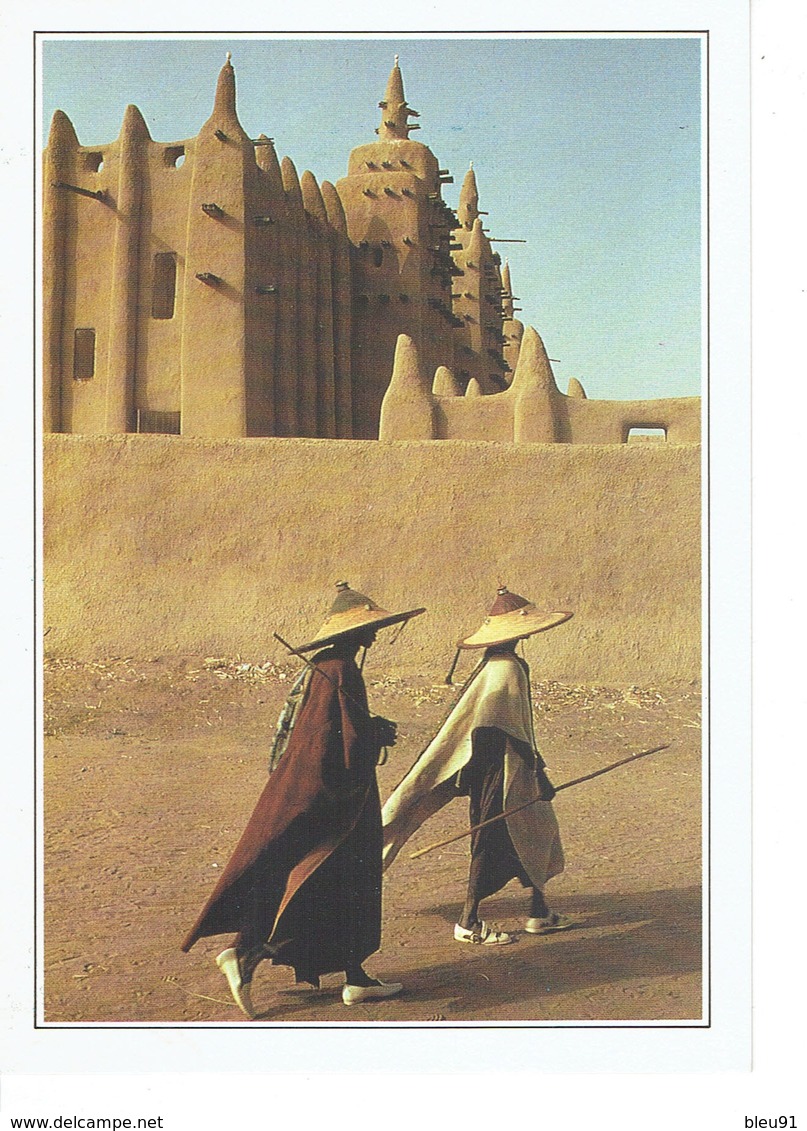 CARTE POSTALE MOSQUEE D'ARGILE DE DJENNE - Mali