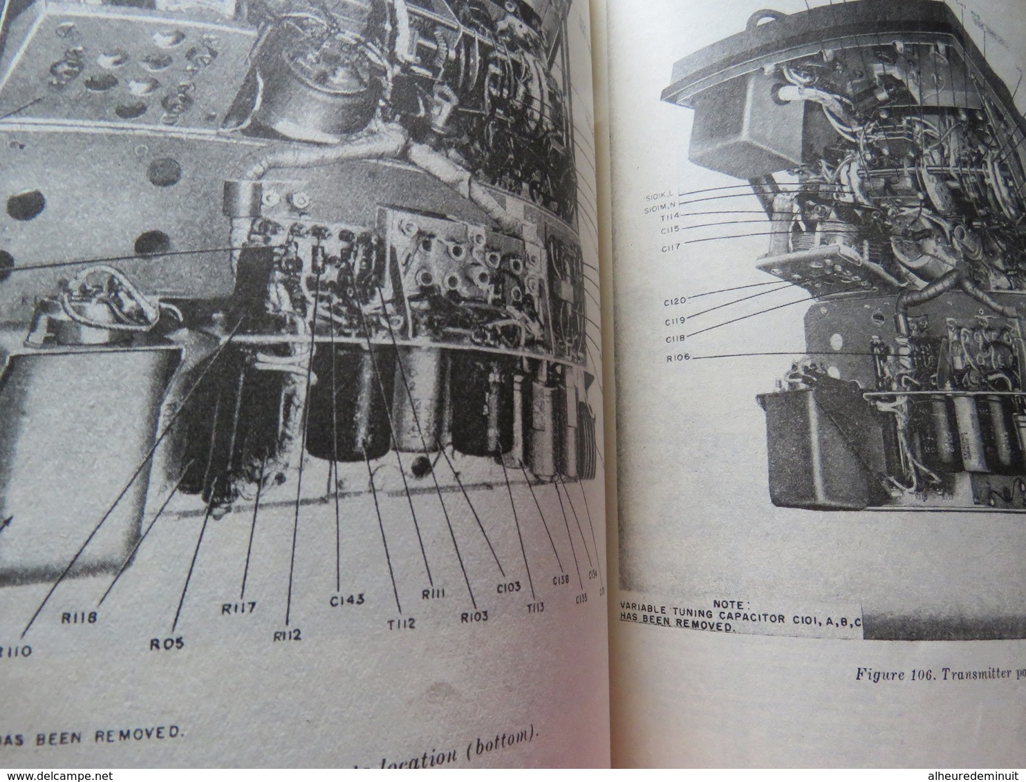 livre"RADIO SET AN/GRC-9"Année 1953"Télécommunications radioélectriques et téléphoniques"Paris"livre en anglais