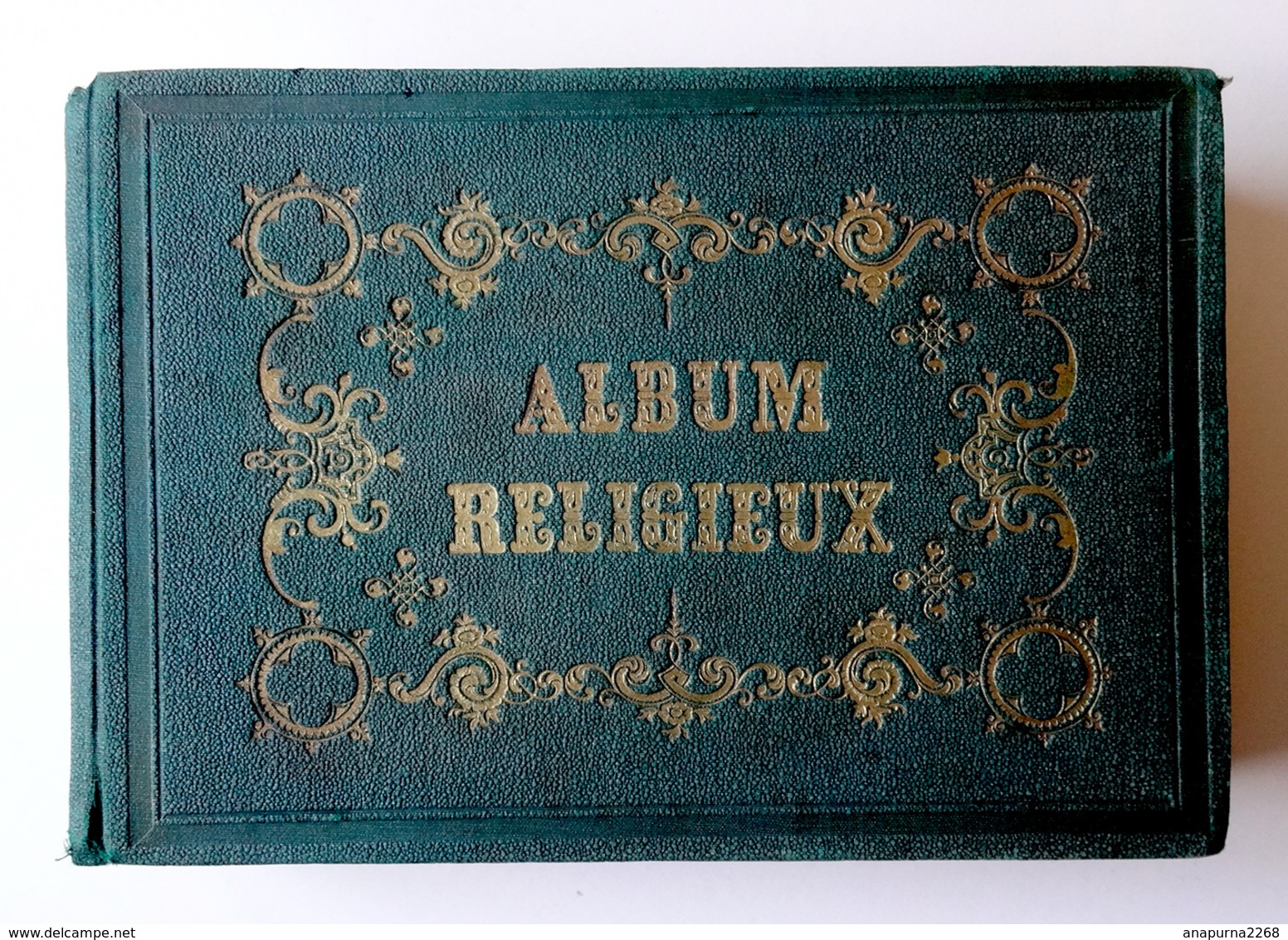 ALBUM RELIGIEUX.....20 PAGES  TRANCHES DORÉES...... POUR 80 IMAGES PIEUSES ( Il Y En A 76 ) - Devotion Images