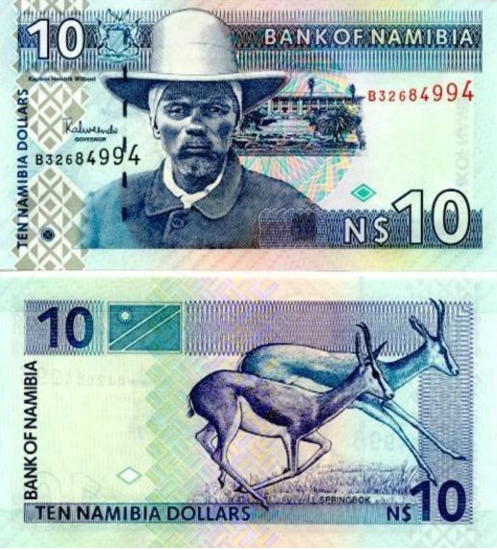 NAMIBIA 10 Namibia Dollars ND ( 2001 ) P 4 C UNC - Namibia