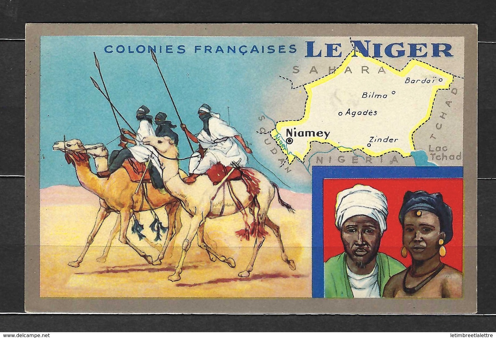 Publicité Des Produits Du Lion Noir - Les Colonies Françaises - Le NIGER - Thématique Dromadaire - Niger