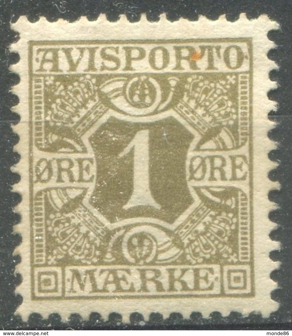 DANEMARK -  JOURNAUX  Y&T  N° 1 * - Unused Stamps