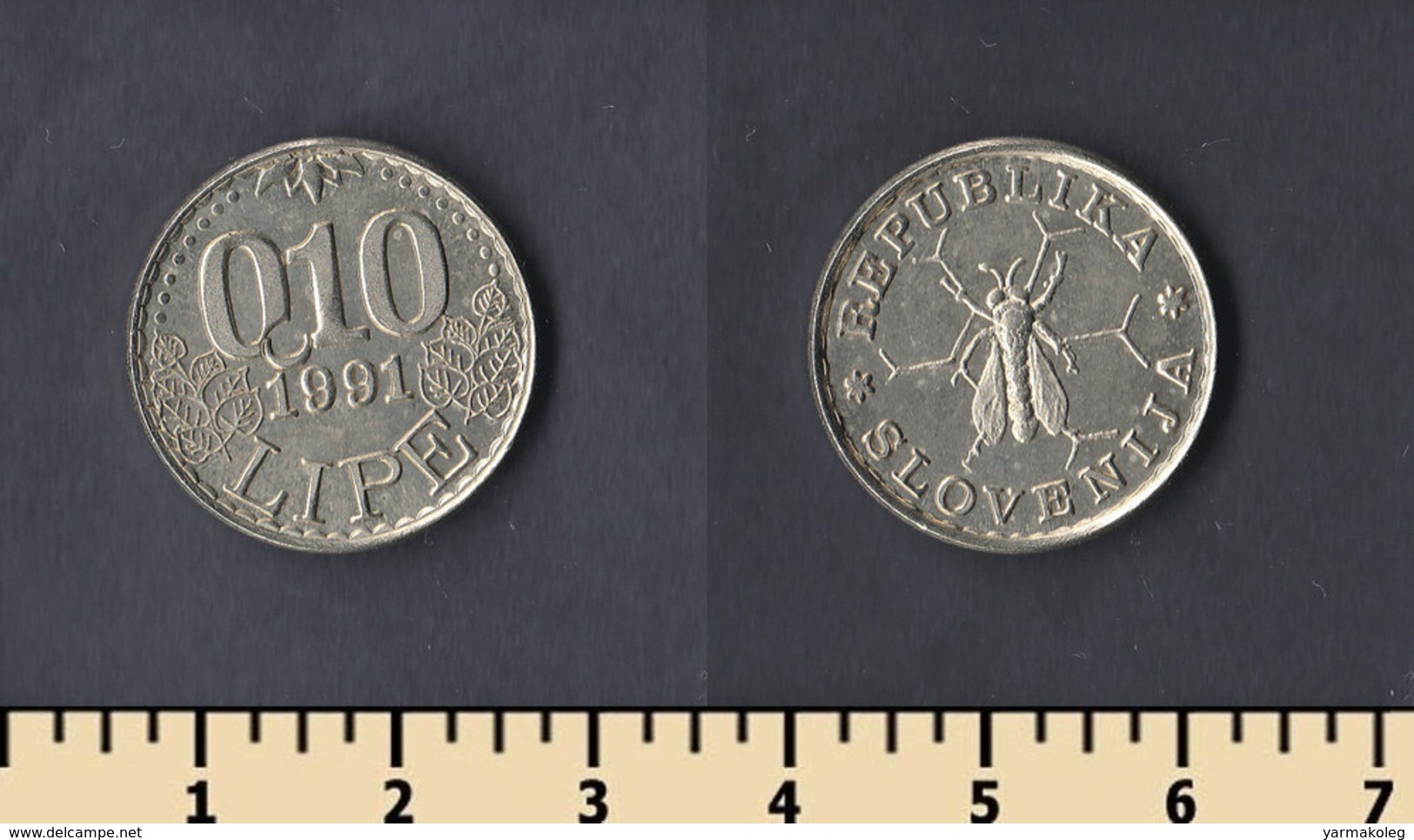 Slovenia 0,1 Lipe 1991 - Slovenië