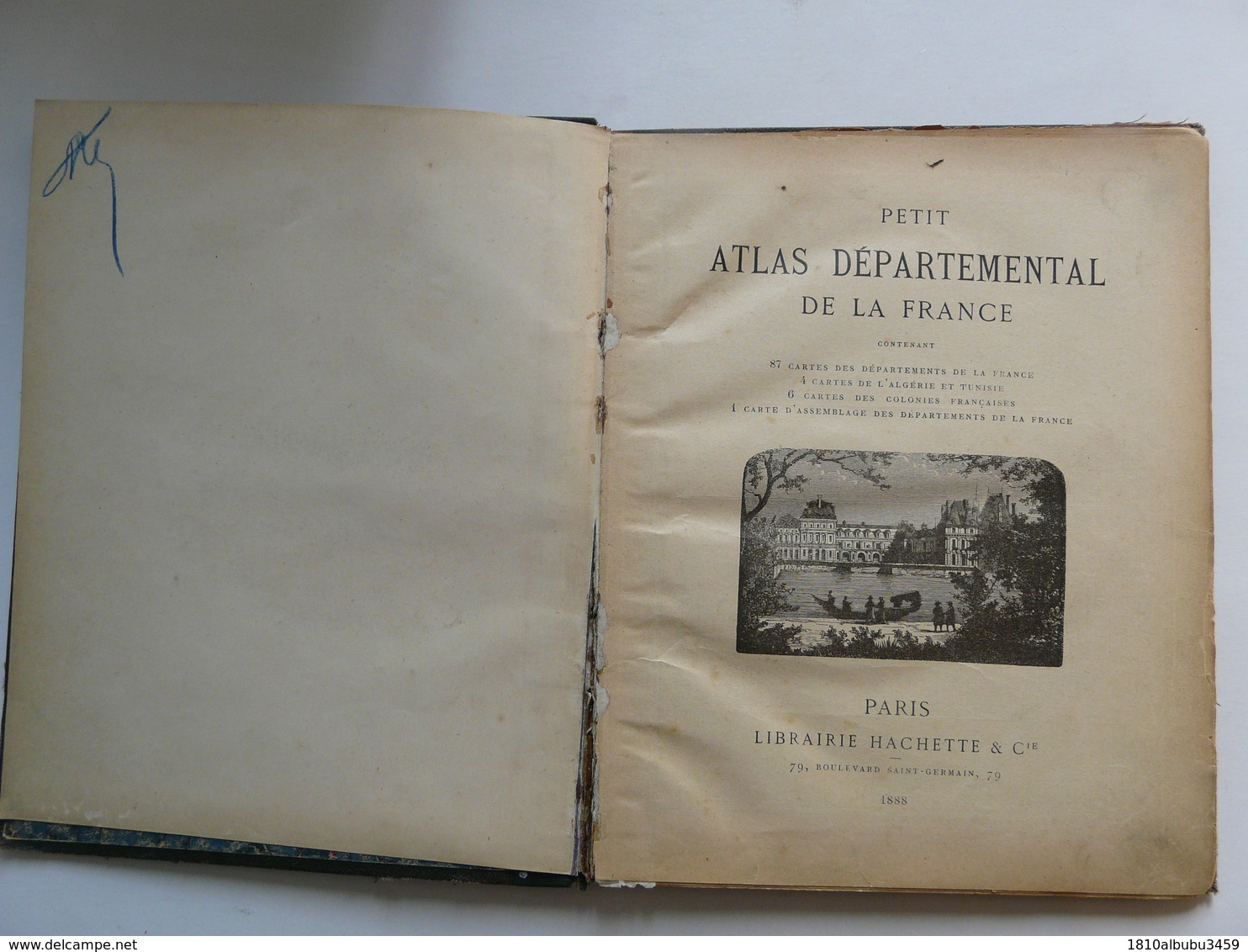 PETIT ATLAS DEPARTEMENTAL DE LA FRANCE 1888 - Géographie