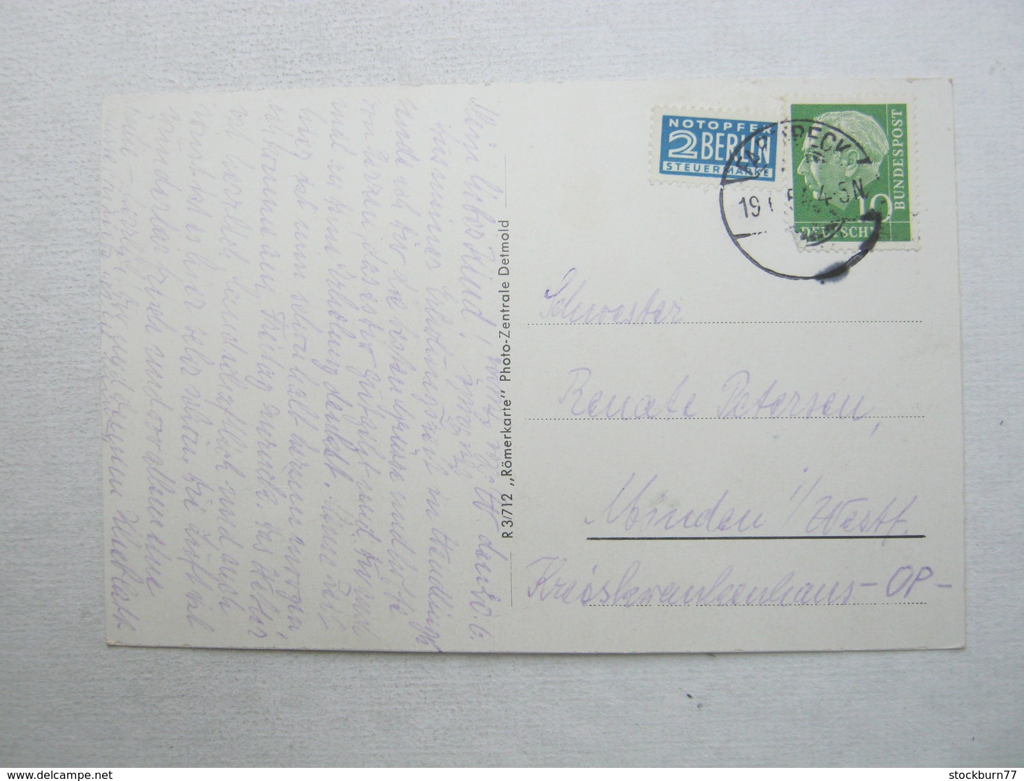DETMOLD , Erholungsheim  ,  Schöne Karte 1954 - Schwerte