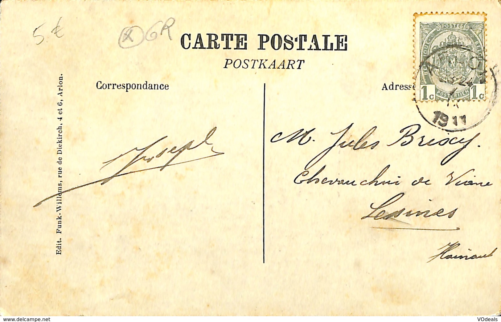 027 539 - CPA - Belgique - Arlon - Hôtel Du Gouvernement Provincial - Aarlen