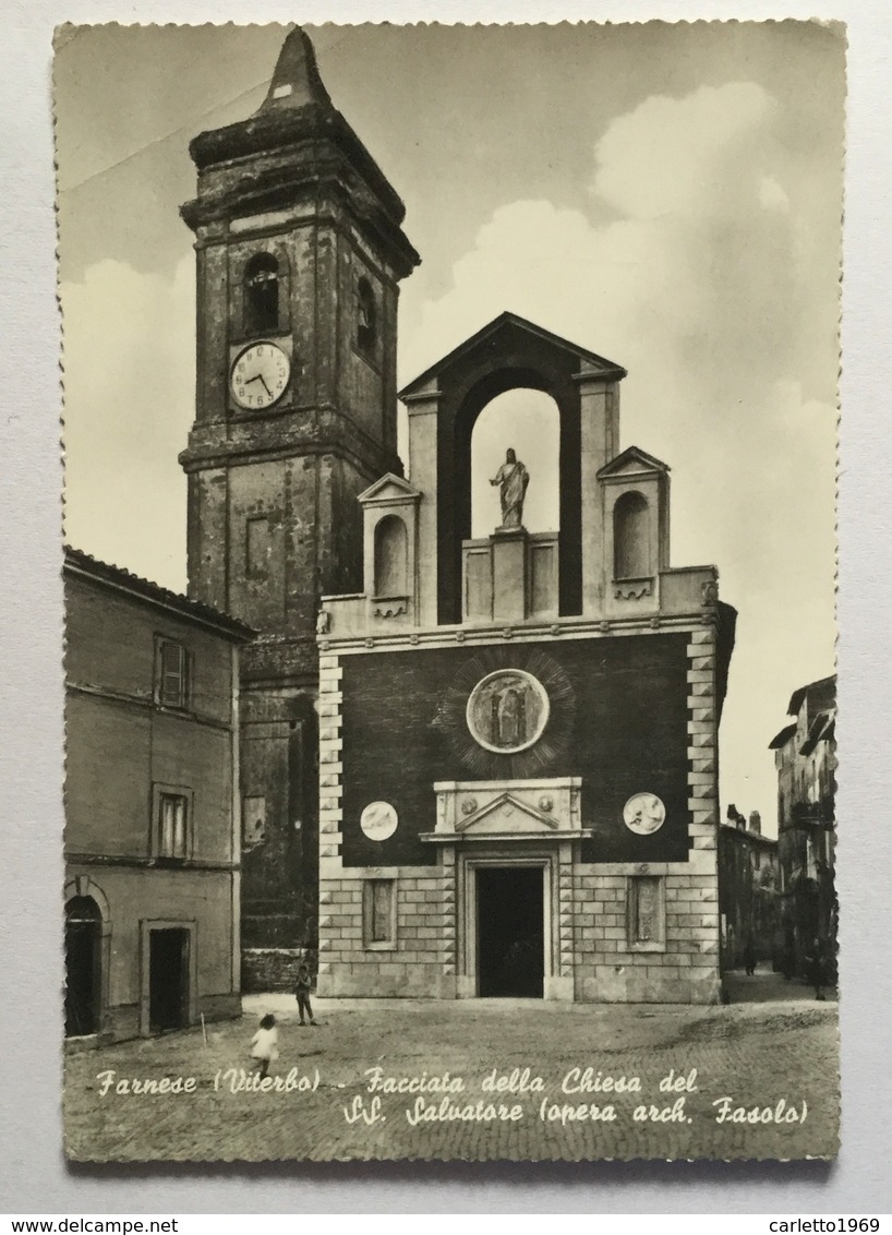 FARNESE - FACCIATA DELLA CHIESA DEL SS. SALVATORE VIAGGIATA FG - Viterbo