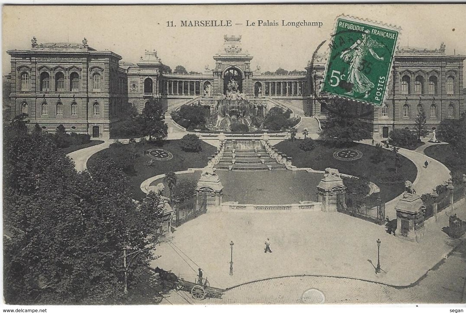 MARSEILLE   LE PALAIS LONGCHAMP - Cinq Avenues, Chave, Blancarde, Chutes Lavies